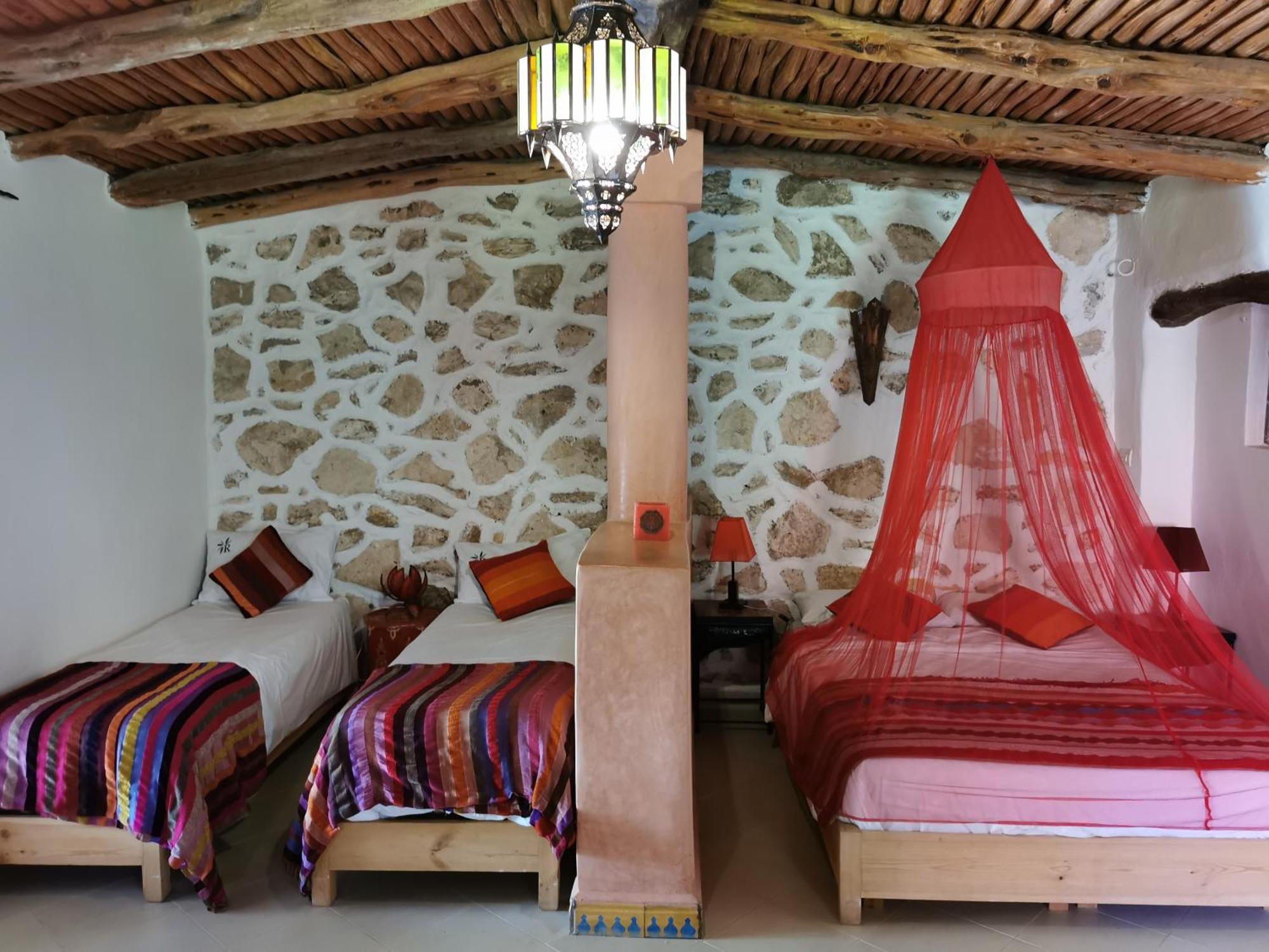 Riad Eucalyptus As-Sawíra Exteriér fotografie